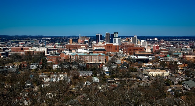 Panoramic view of Birmingham